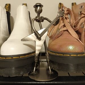 Metal Art Sculpture Guitar Player